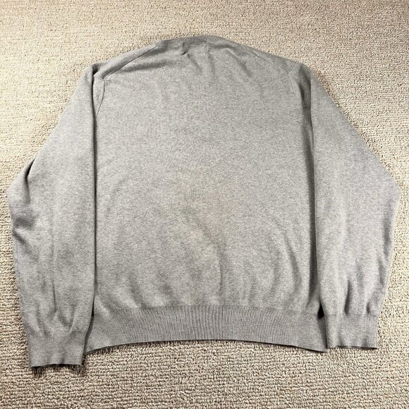 Polo Ralph Lauren Pima Cotton Sweater Gray Men’s Size XL - Picture 7 of 8